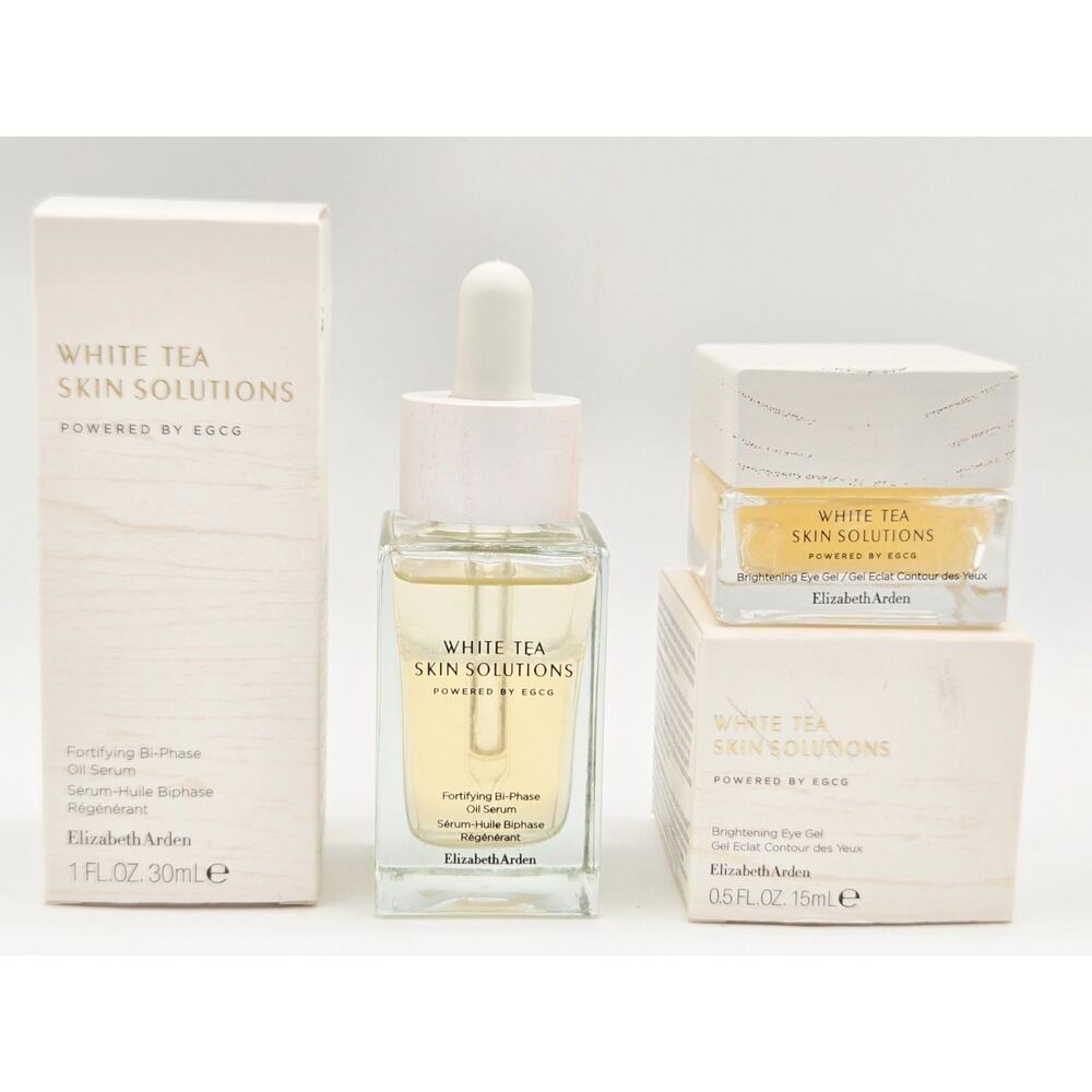 Elizabeth Arden White Tea Skin Solution Bi-Phase Oil Serum & Brightening Eye Gel